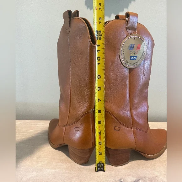 Ultra Rare Vintage 1984 Olympics Levi's Womens Leather Boots Size 8 PR… - Picture 12 of 12